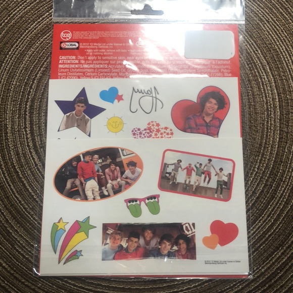 1D Temporary Tattoos - Picture 2 of 2